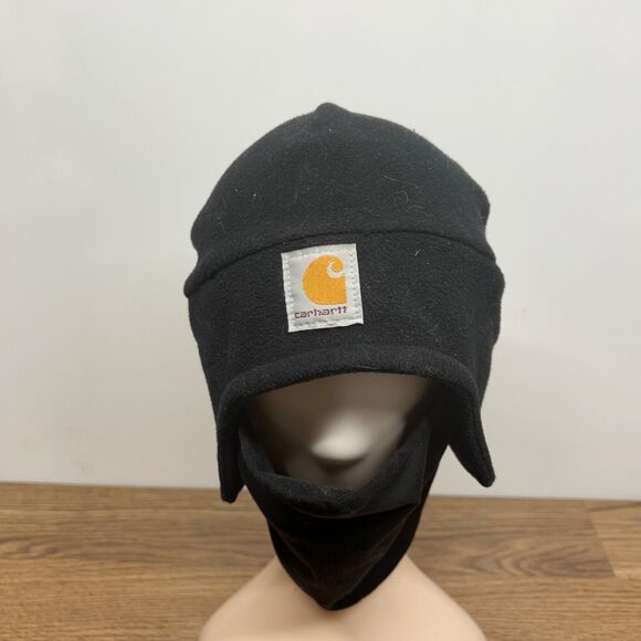 Carhartt Fleece 2-in-1 Hat Men’s One Size - Black - Picture 1 of 9